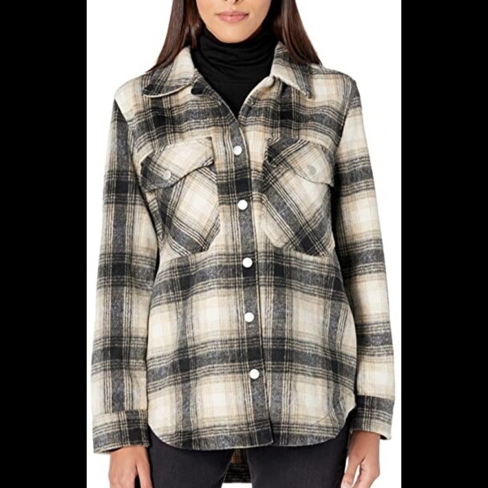 BLANKNYC - PLAID SHACKET